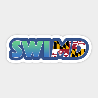 Swim Maryland Sticker